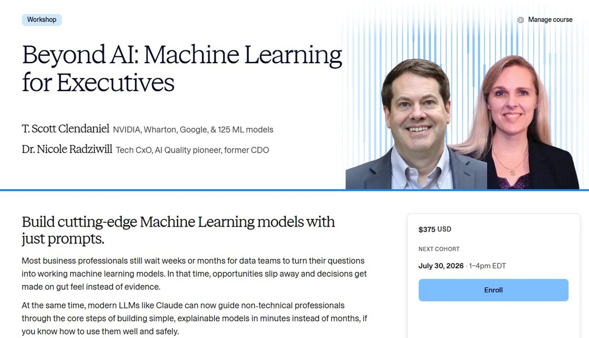 Leaders working through a hands-on Nautilus AI Academy session